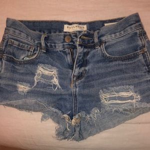 Bullhead high waisted denim shorts